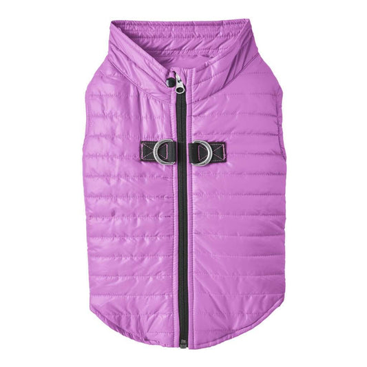 Puffer Vest: Purple