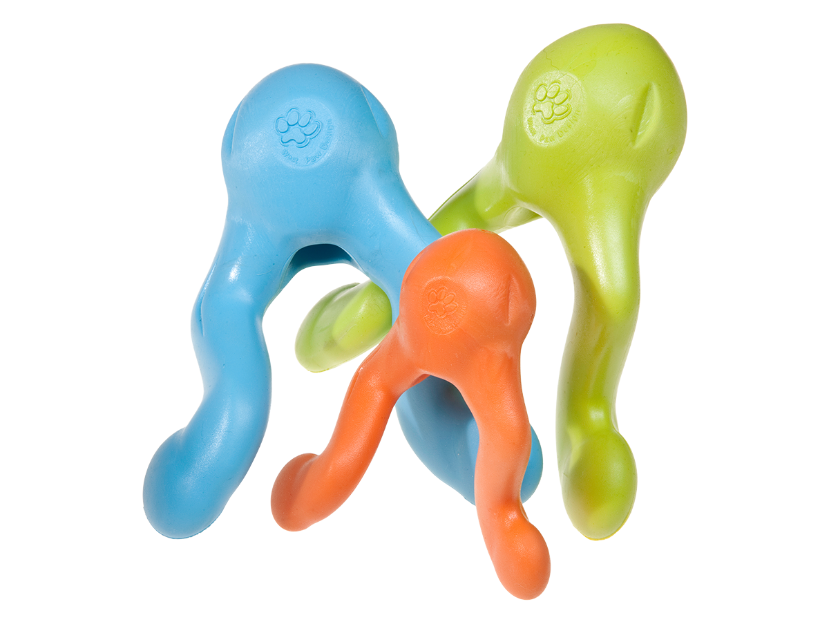 Tizzi® Puzzle Treat-Dispensing Dog Enrichment Toy: S / Tangerine