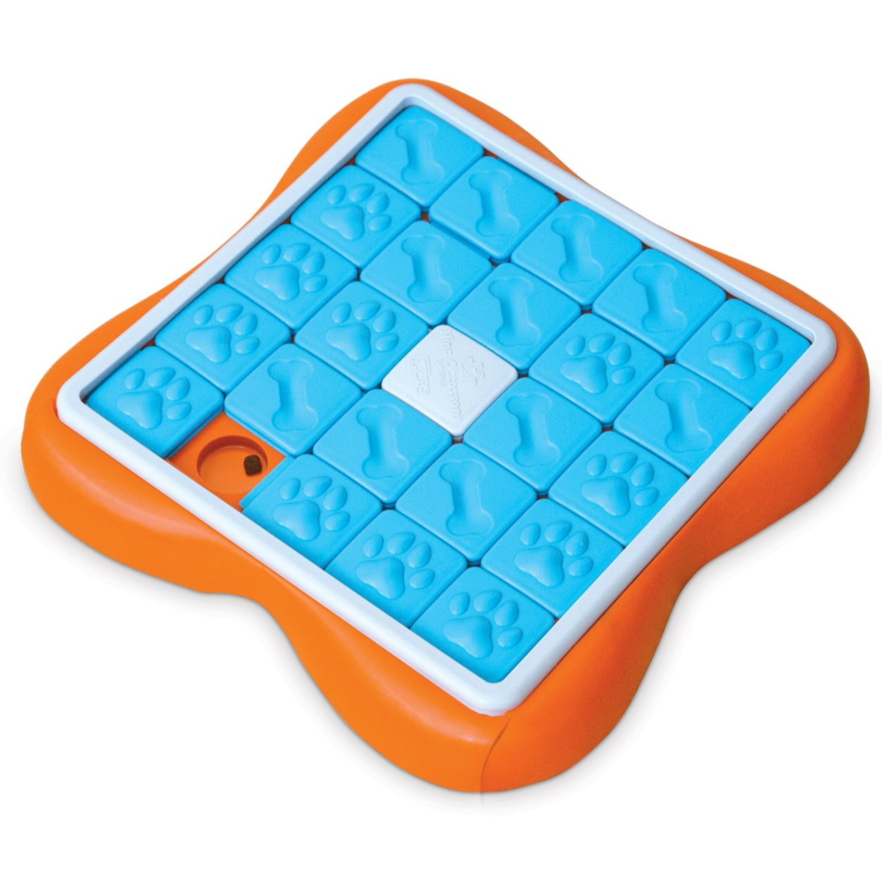 Nina Ottosson Challenge Slider Interactive Treat Dog Puzzle Toy Blue/Orange Level 3
