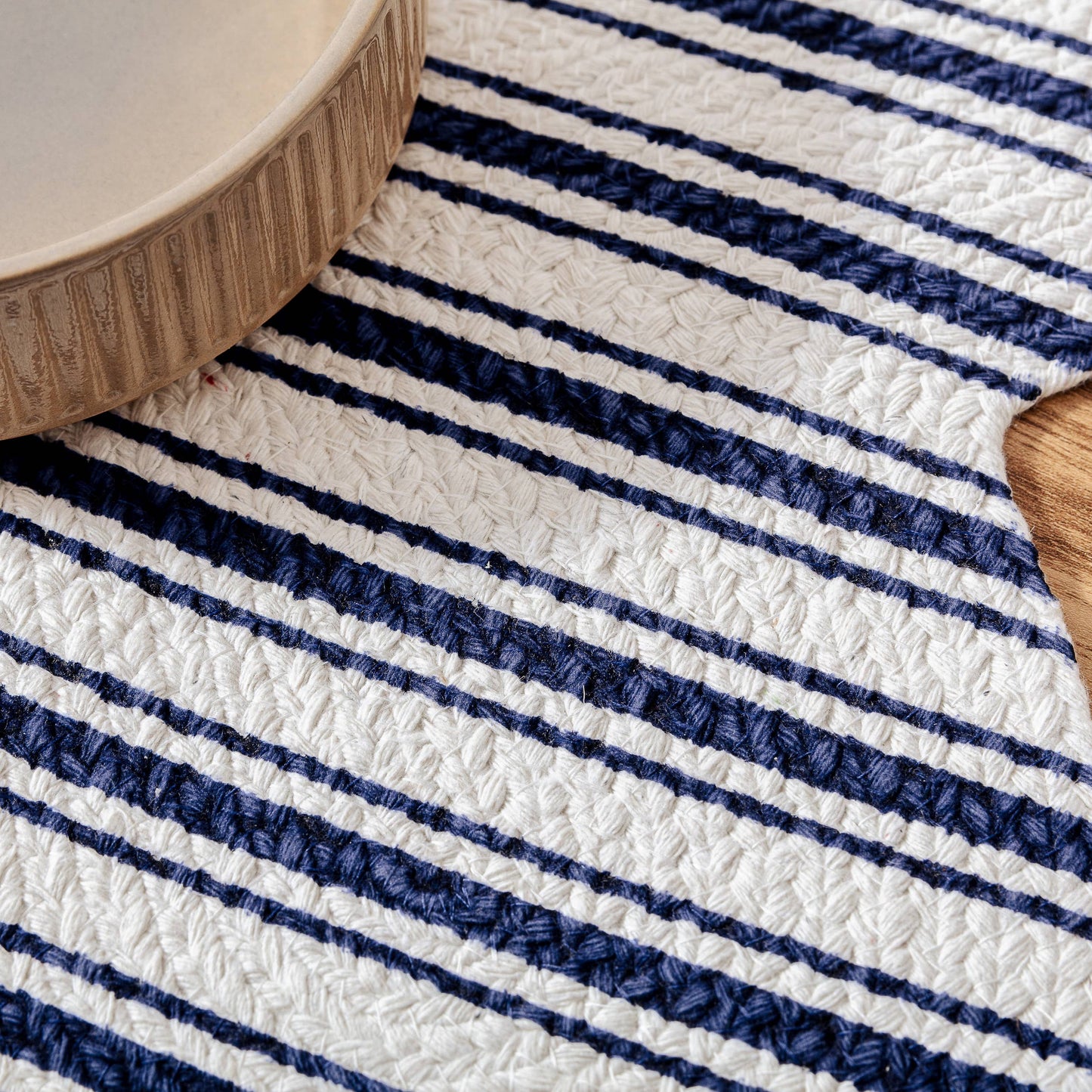 Hampton Pet Placemat - Stylish and Chic: Blue