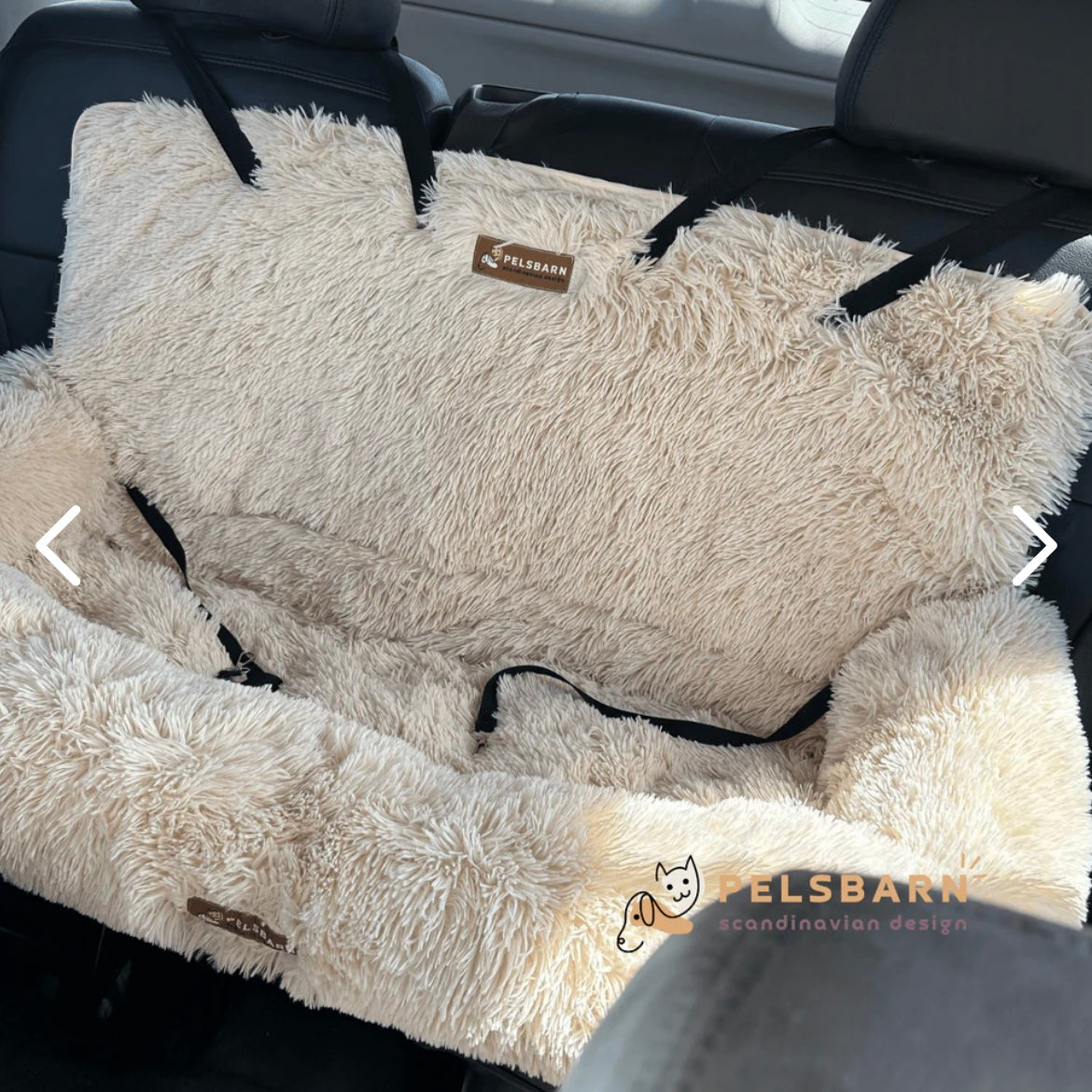 Pelsbarn Protecting Car Bed: Beige XL