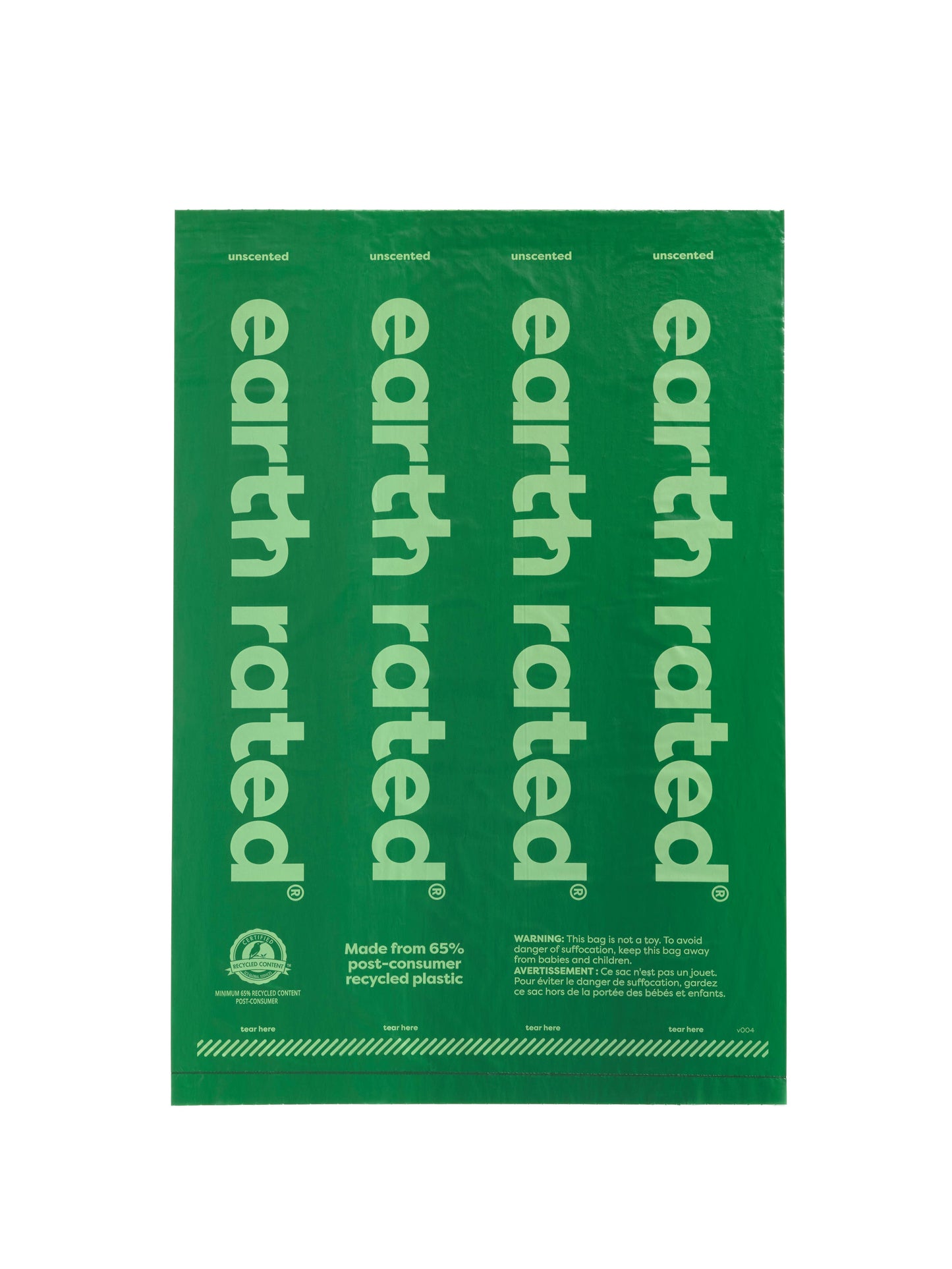 Earth Rated Poop Bag Dispenser with 15 Unscented Bags