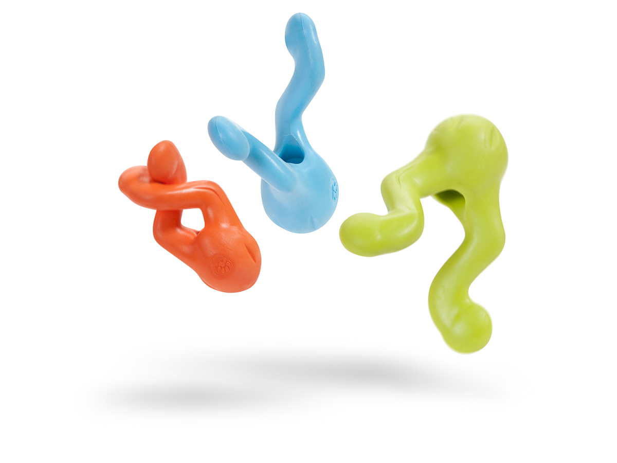 Tizzi® Puzzle Treat-Dispensing Dog Enrichment Toy: S / Tangerine