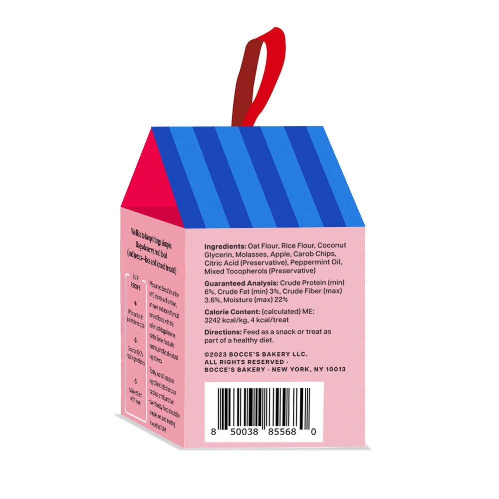 Bocce's Bakery Peppermint Bark Ornament