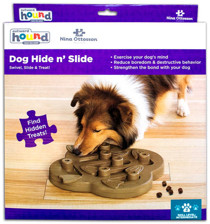 Nina Ottosson Dog Hide N Slide Interactive Treat Dog Puzzle