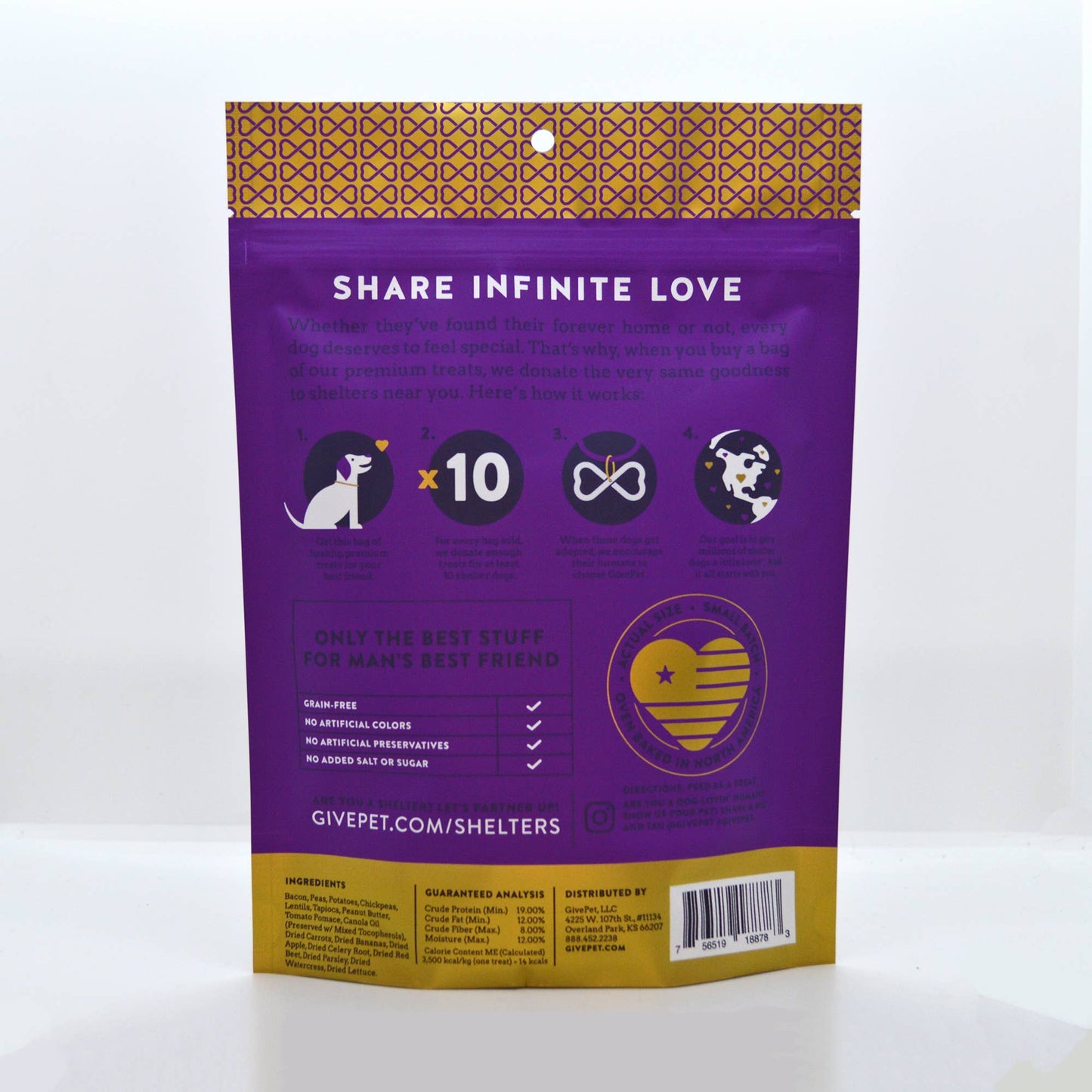 GivePet Doghouse Rock Dog Treats