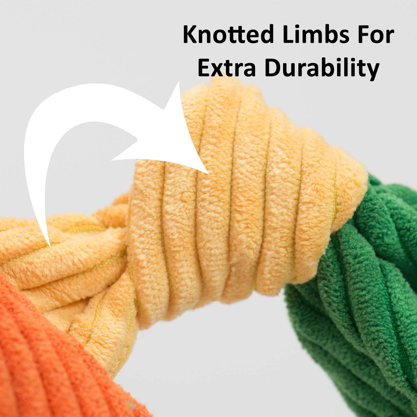 Roxie HuggleMutt™ Knottie® Plush Dog Toy, Large
