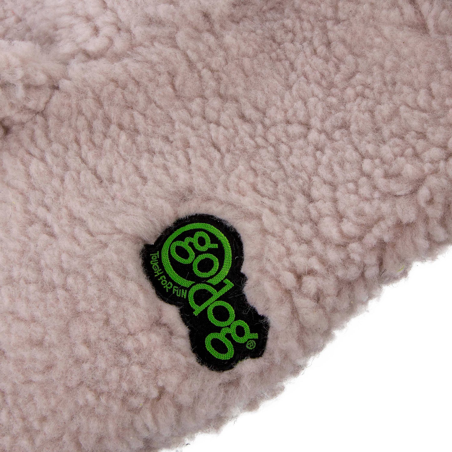 goDog Barnyard Buddies Lamb Squeaky Plush Flattie Small/Med