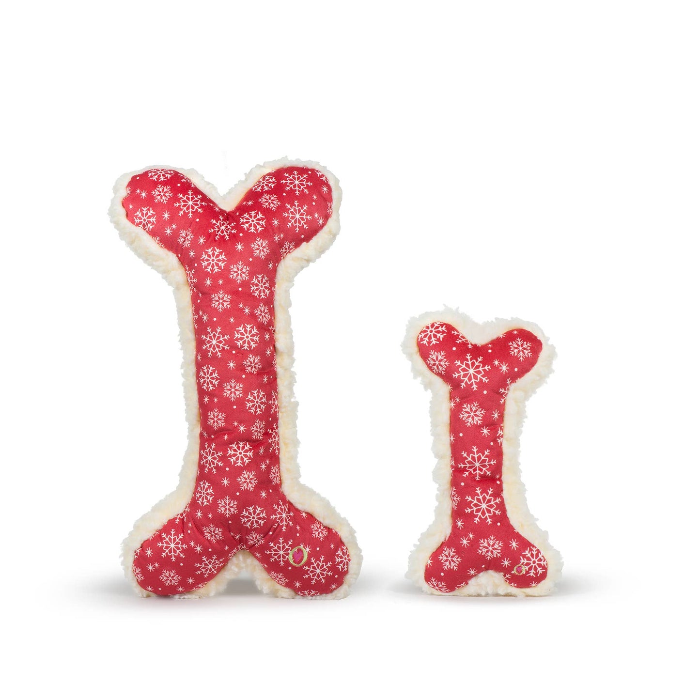 Jingle all the Way, HuggleFleece® Plush Bone Dog Toy: 2 foot