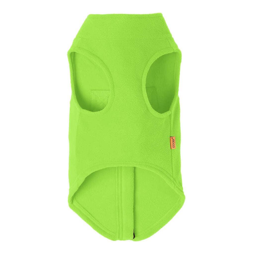 Zip Up Fleece: Lime