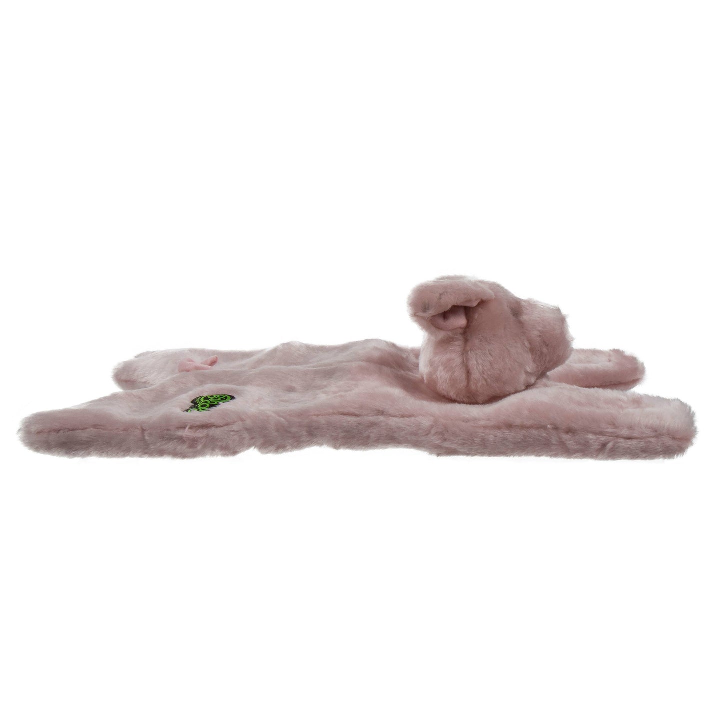 goDog Barnyard Buddies Pig Squeaky Plush Flattie Large