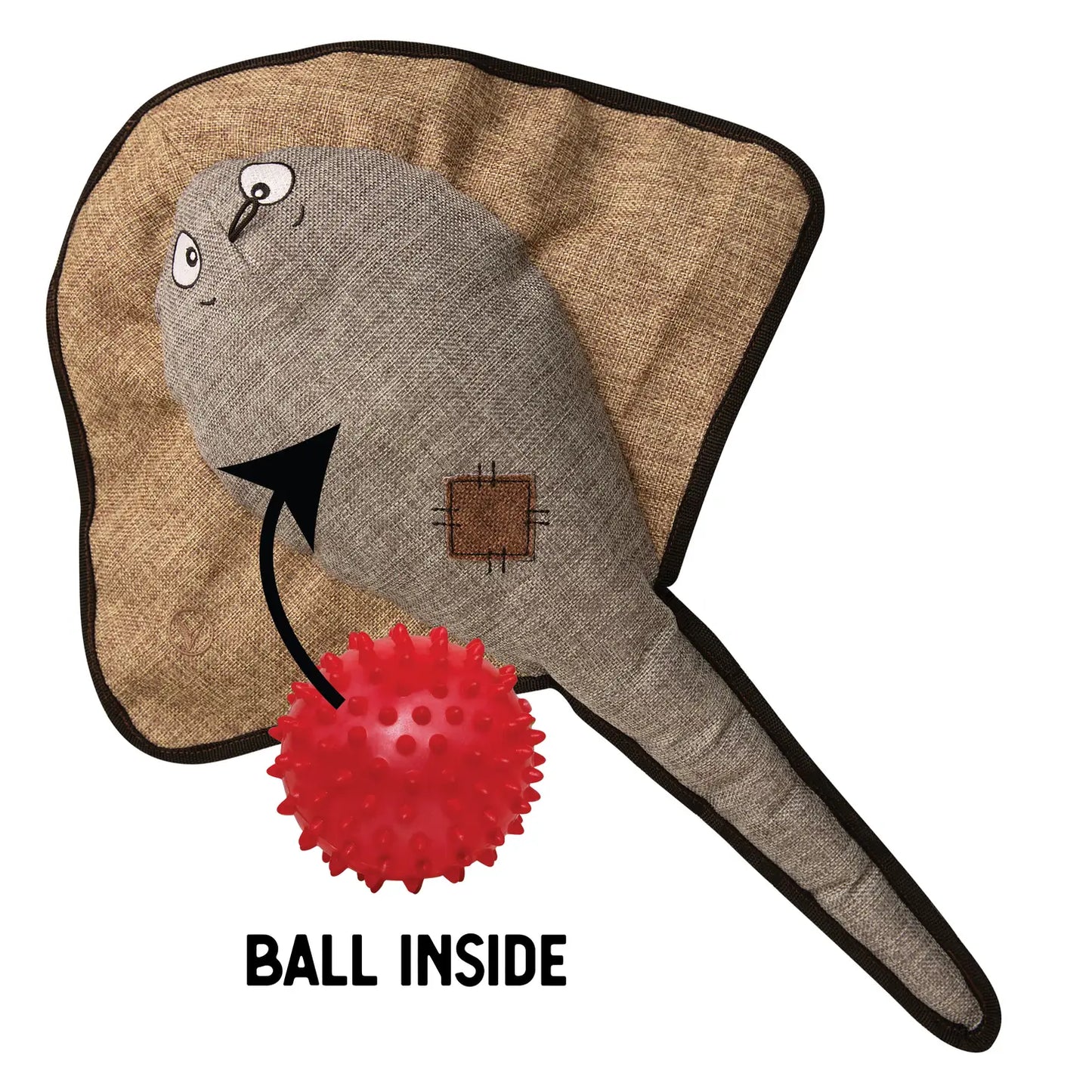 21" Sally the Stingray Dog Toy