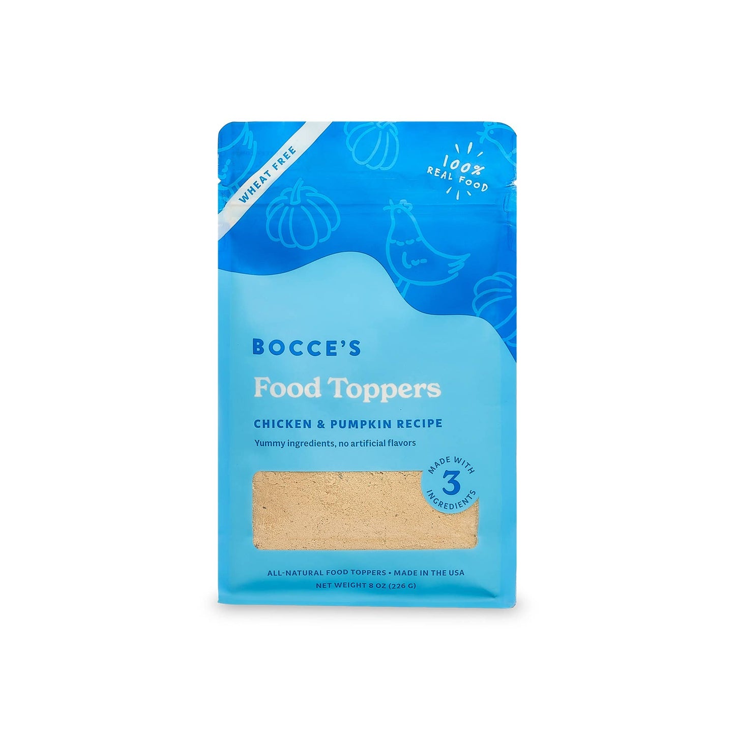 Bocce's Bakery Chicken & Pumpkin Food Topper