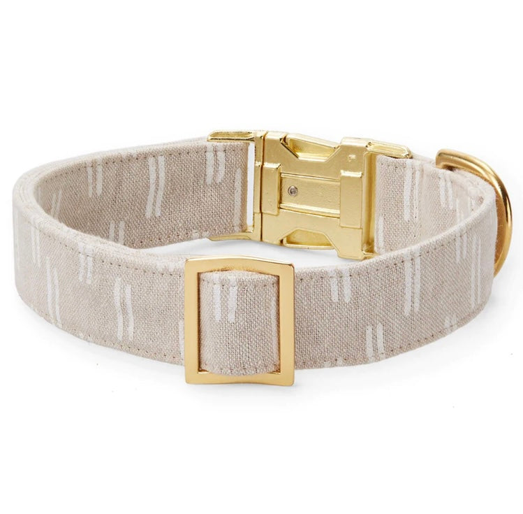 Flax Lines Dog Collar