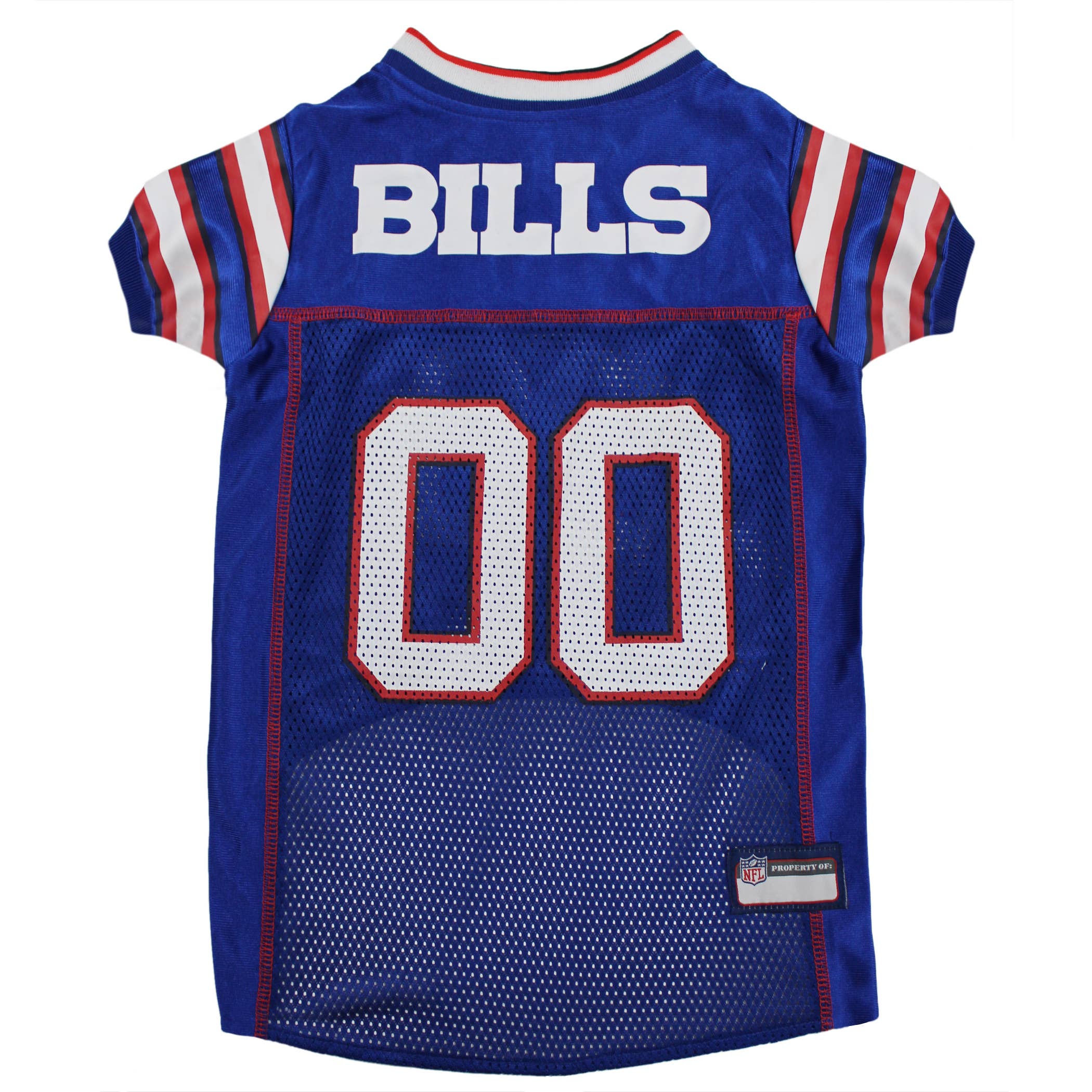 Buffalo Bills Dog Pet Mesh Football Jersey Throwback - Spawty