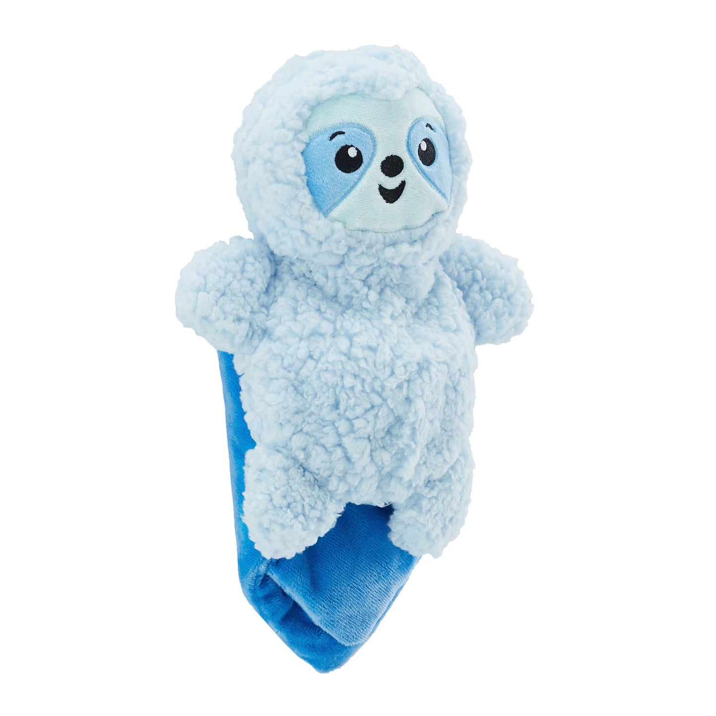 Outward Hound Blanket Buddies Blue Sloth Toy