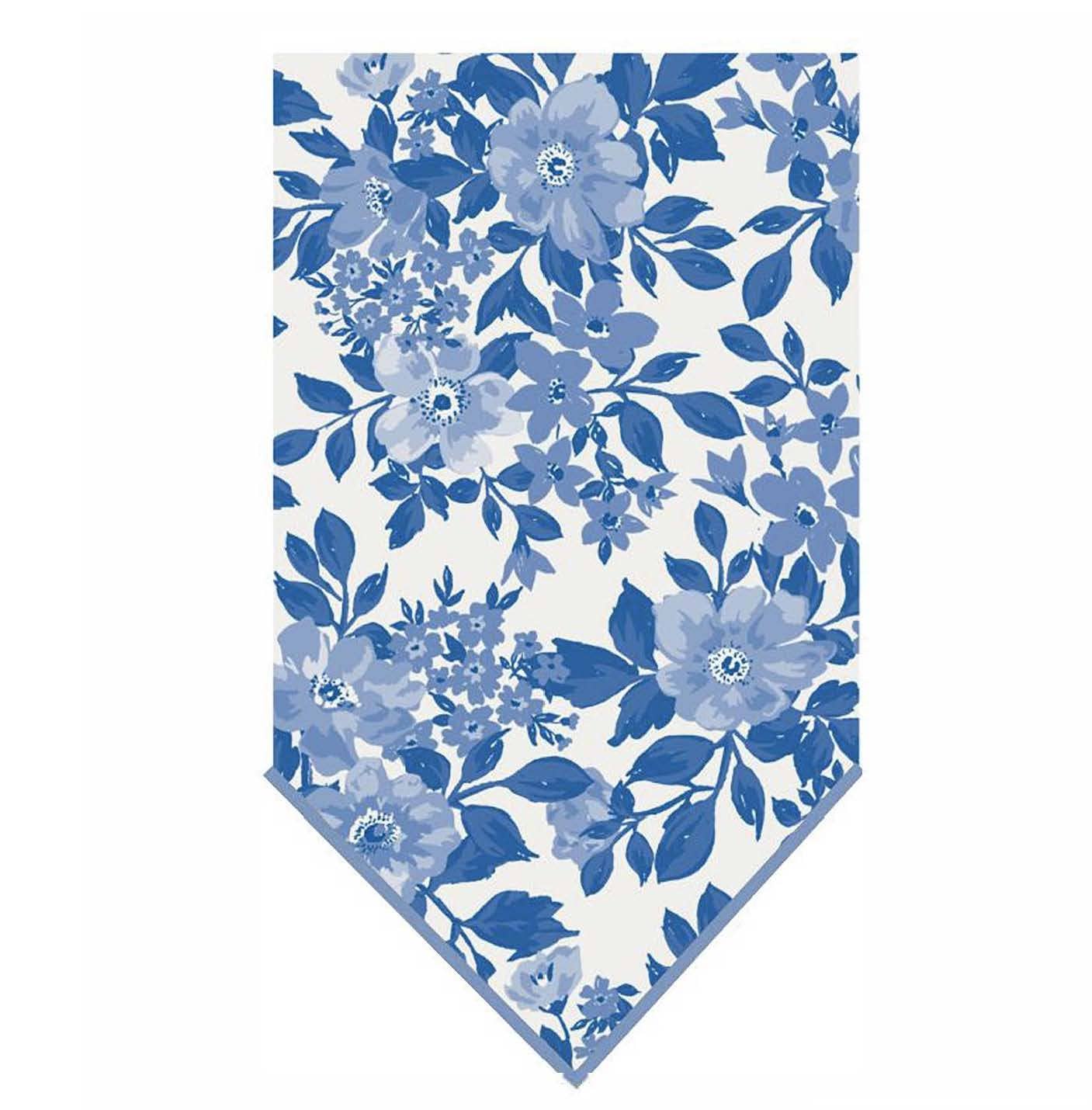 Blue Roses Spring Dog Bandana