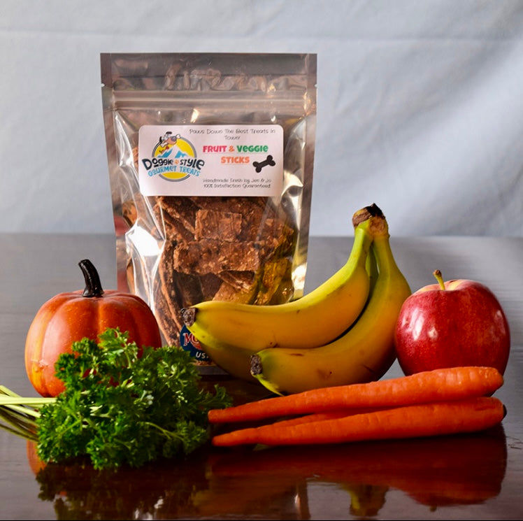 Fruit and Veggie Sticks Doggiestyle Gourmet Treats