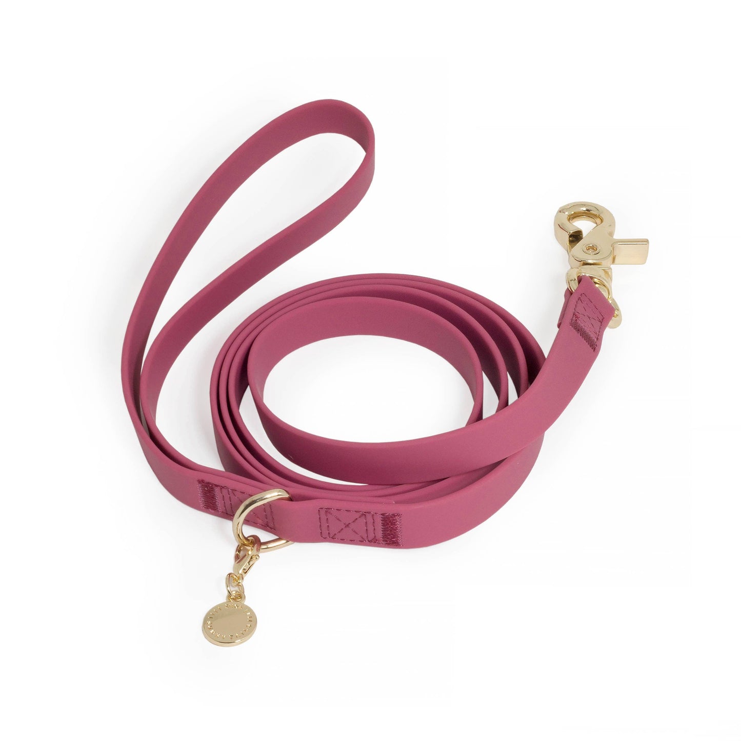 Dog Leash Waterproof - Mulberry Burgundy, 4 ft, 5 ft, 6 ft