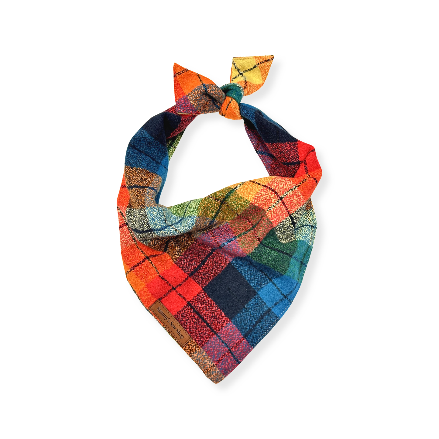 Apple Hill Flannel Dog Bandana