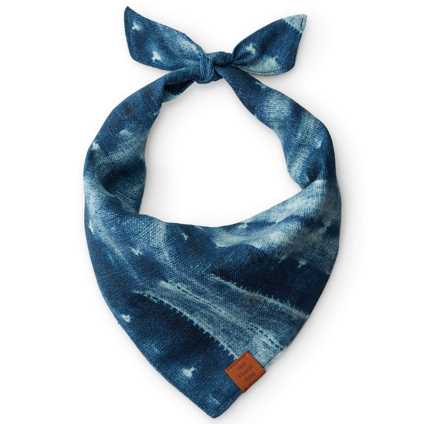 Indigo Mud Cloth Boho Dog Bandana
