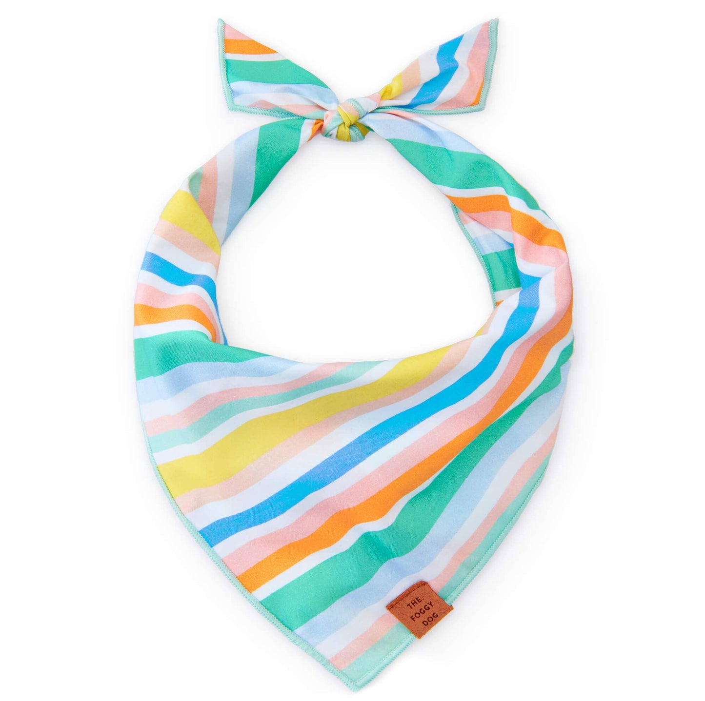 Umbrella Stripe Dog Bandana