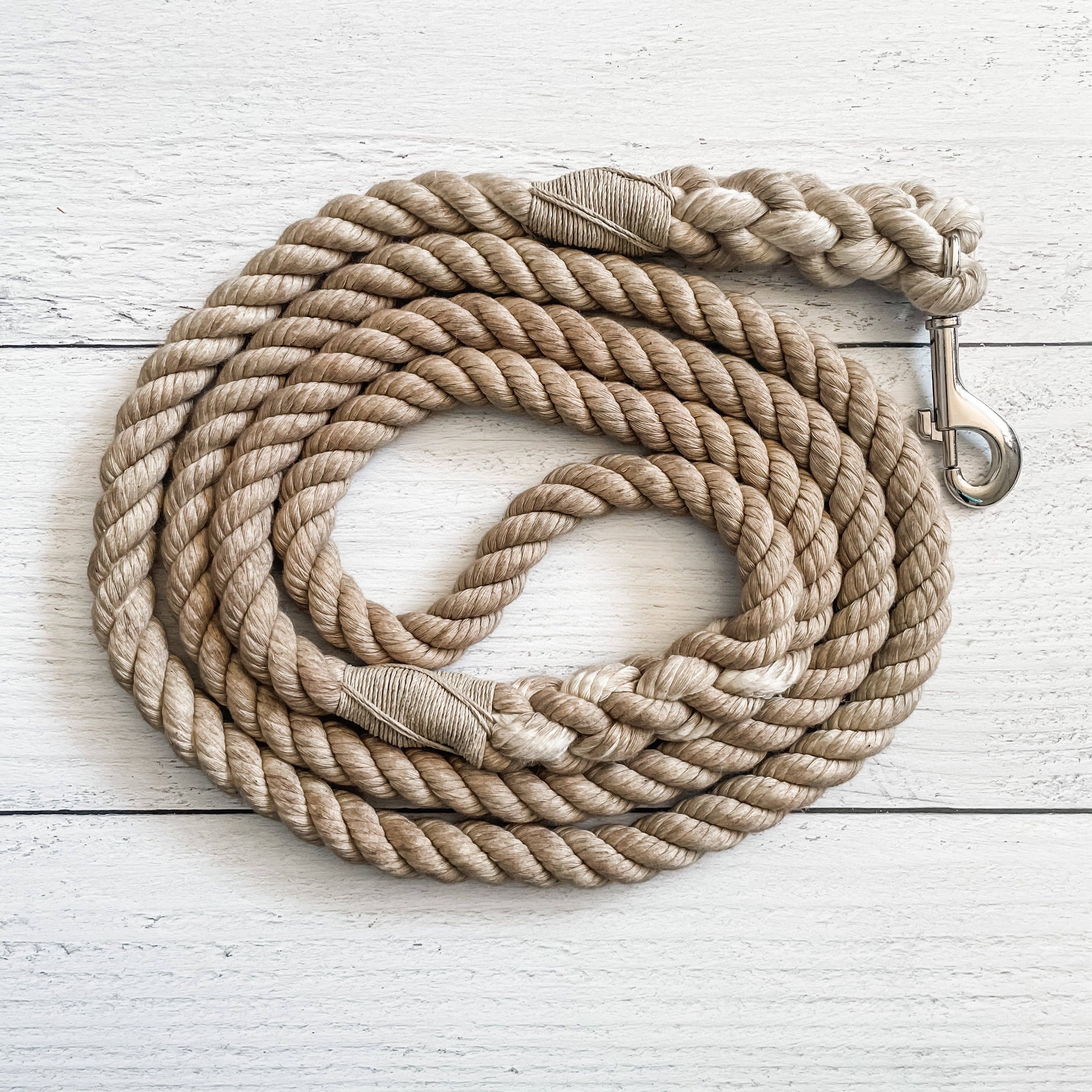 Taupe Leash: 4 Feet / Ombre / 3/8 Inch