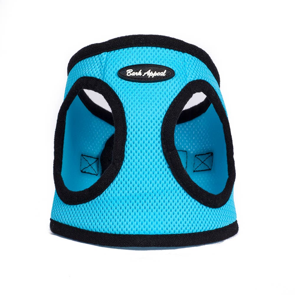 Mesh Step in Harnesses: Aqua Blue / Large