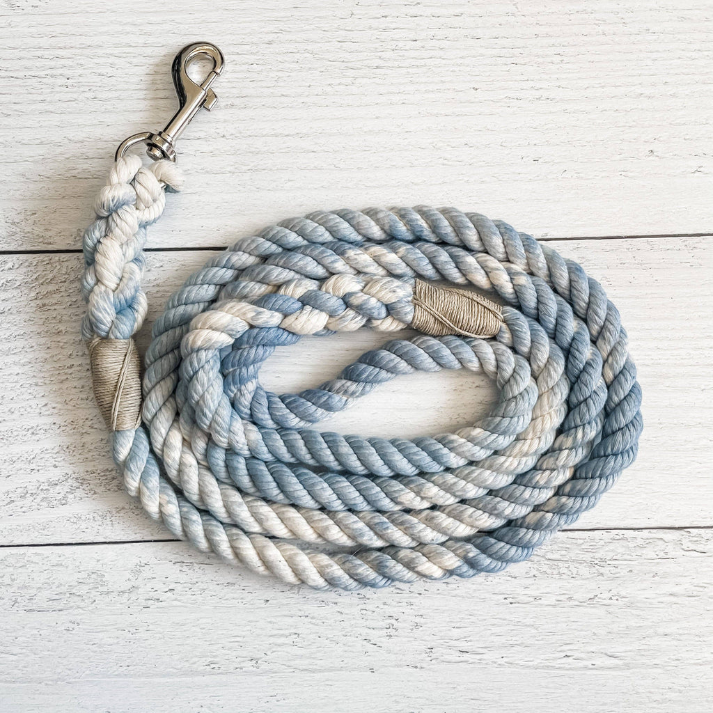 Sky Blue Leash: 5 Feet / Solid / 1/2 Inch
