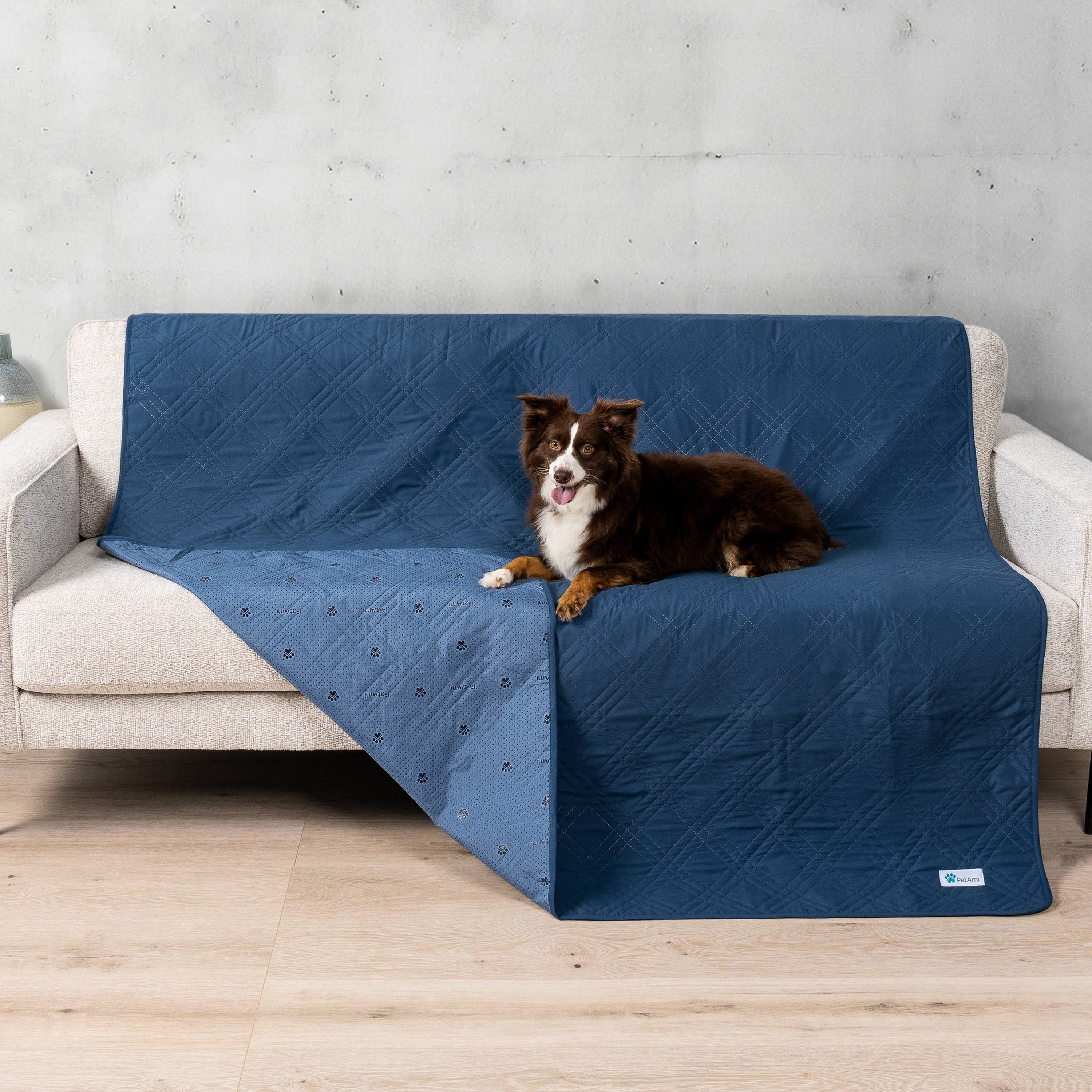 Waterproof Pet Furniture Cover Couch Protector: Olive Green / Large - 68" x 82"