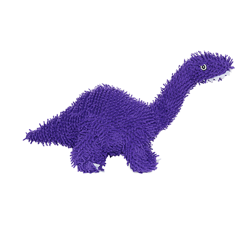 Mighty Microfiber Ball Brachiosaurus, Squeaky Dog Toy