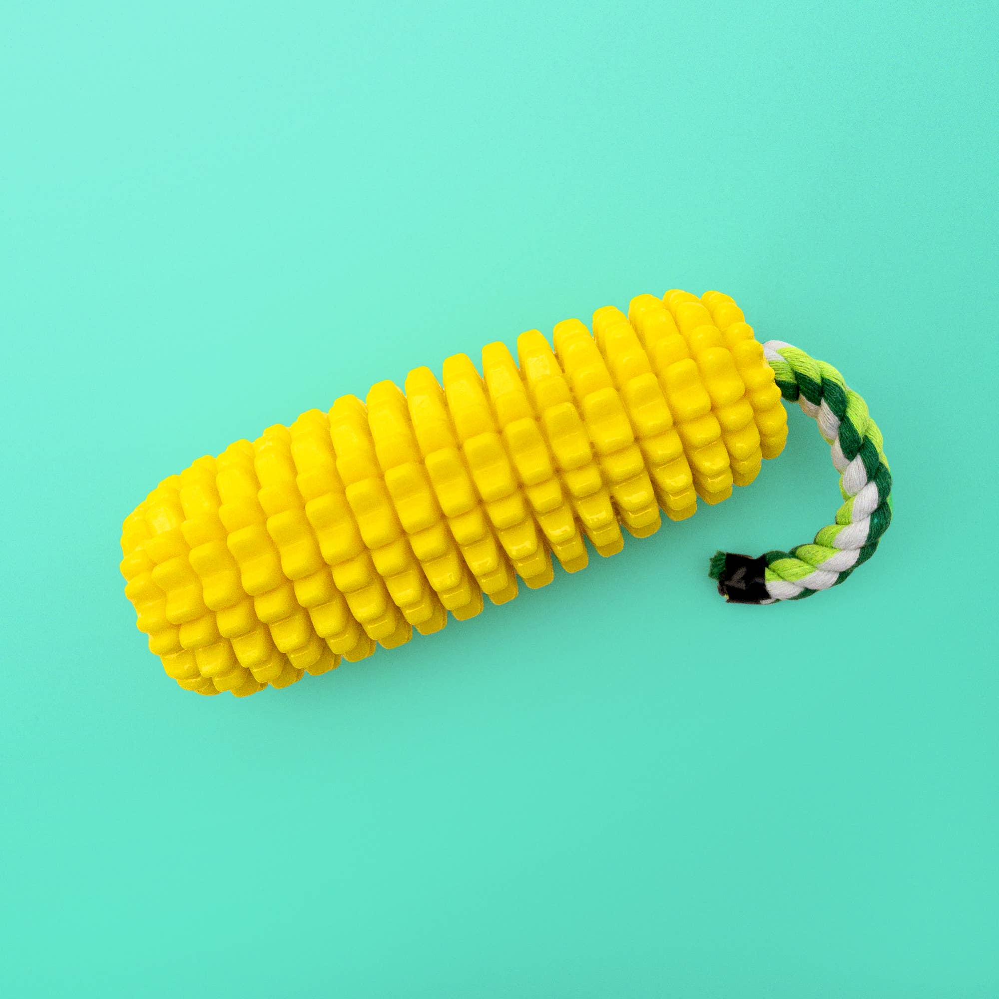 Corn-Shaped Dental Chew Toy: Yellow