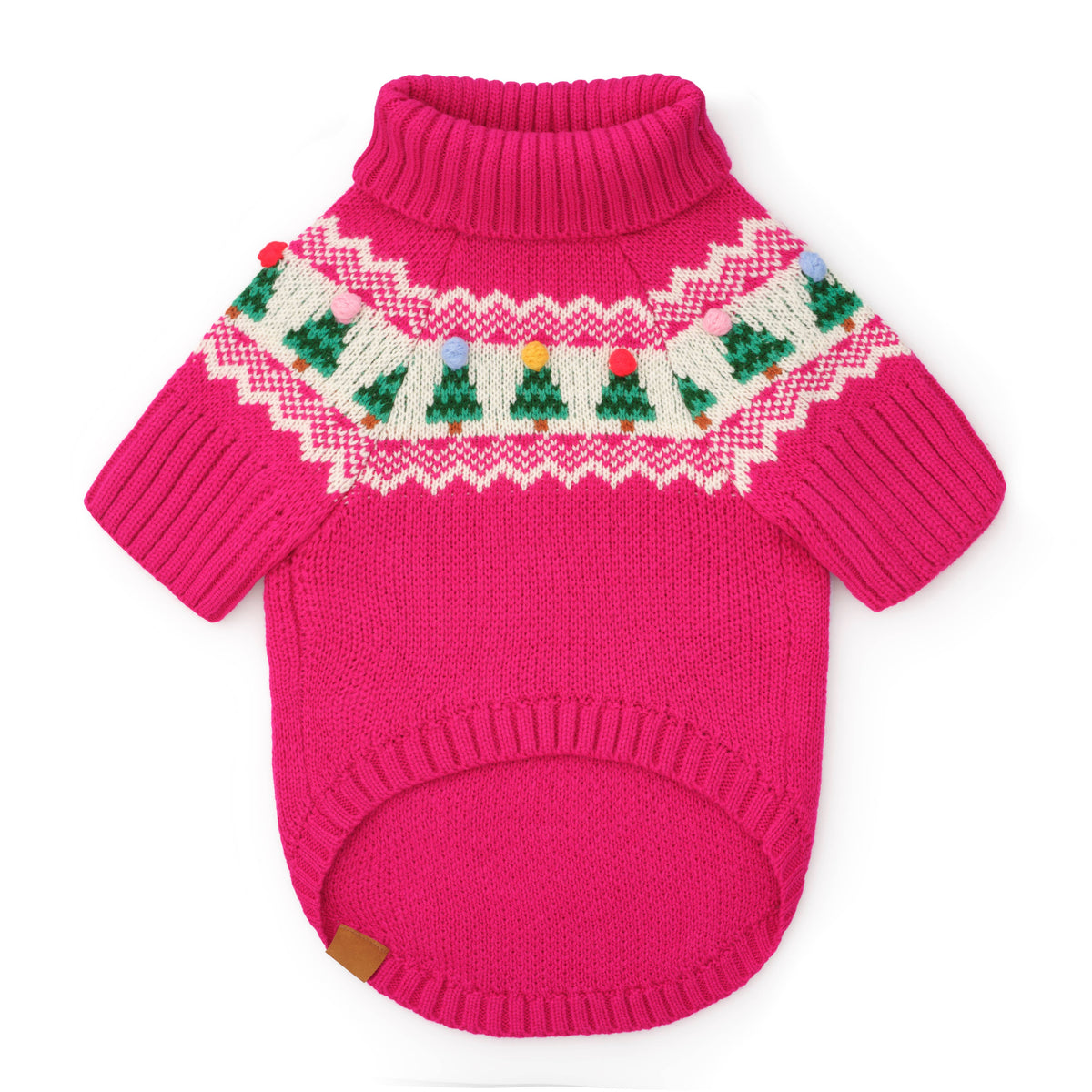 Merry and Bright Fair Isle Dog Sweater