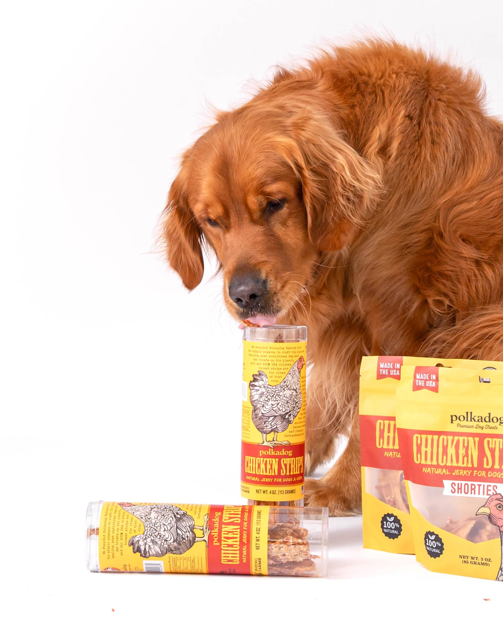 Chicken Strip Jerky - 4oz Tube - Dog Treats