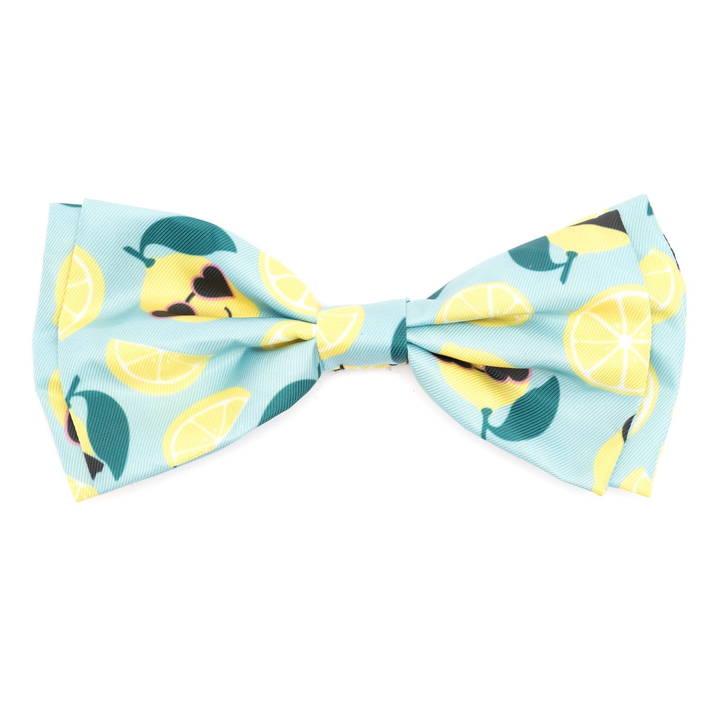 Lemons Bow Tie: Mint Green / Small