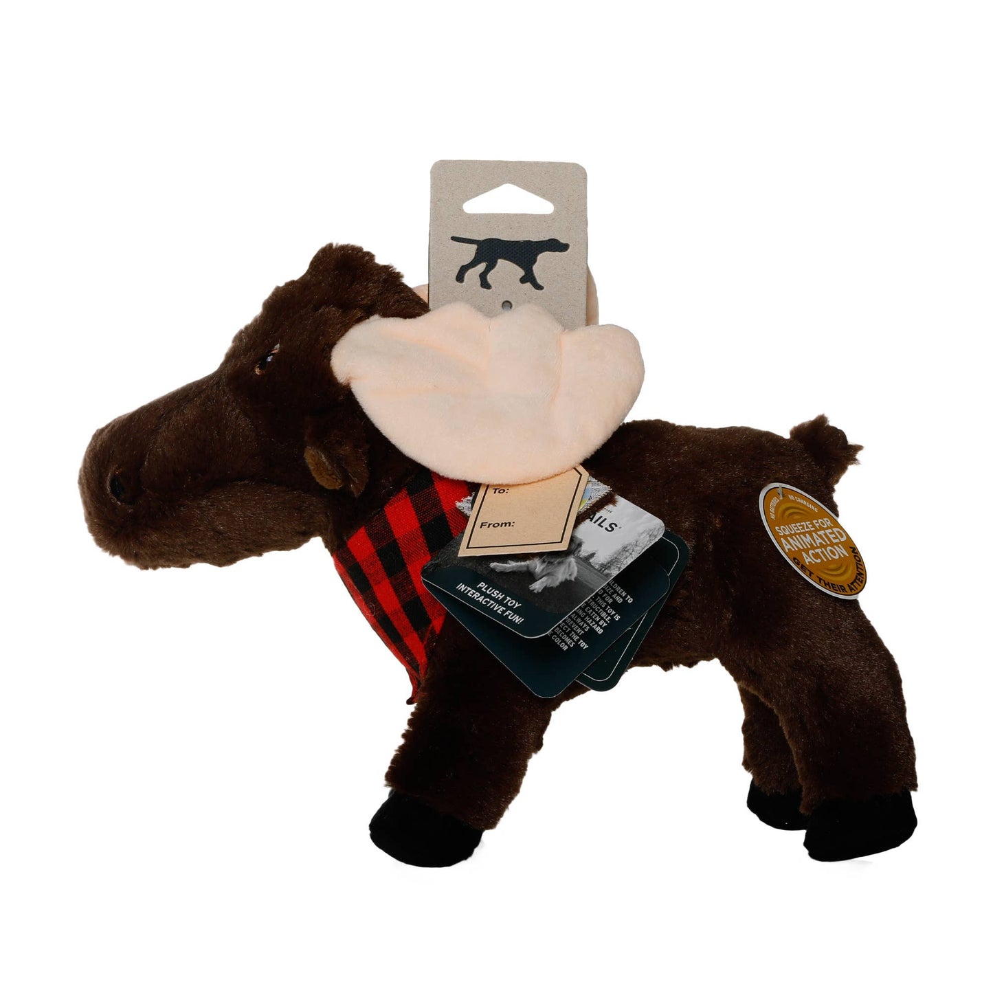 Animated Moose Dog Toy