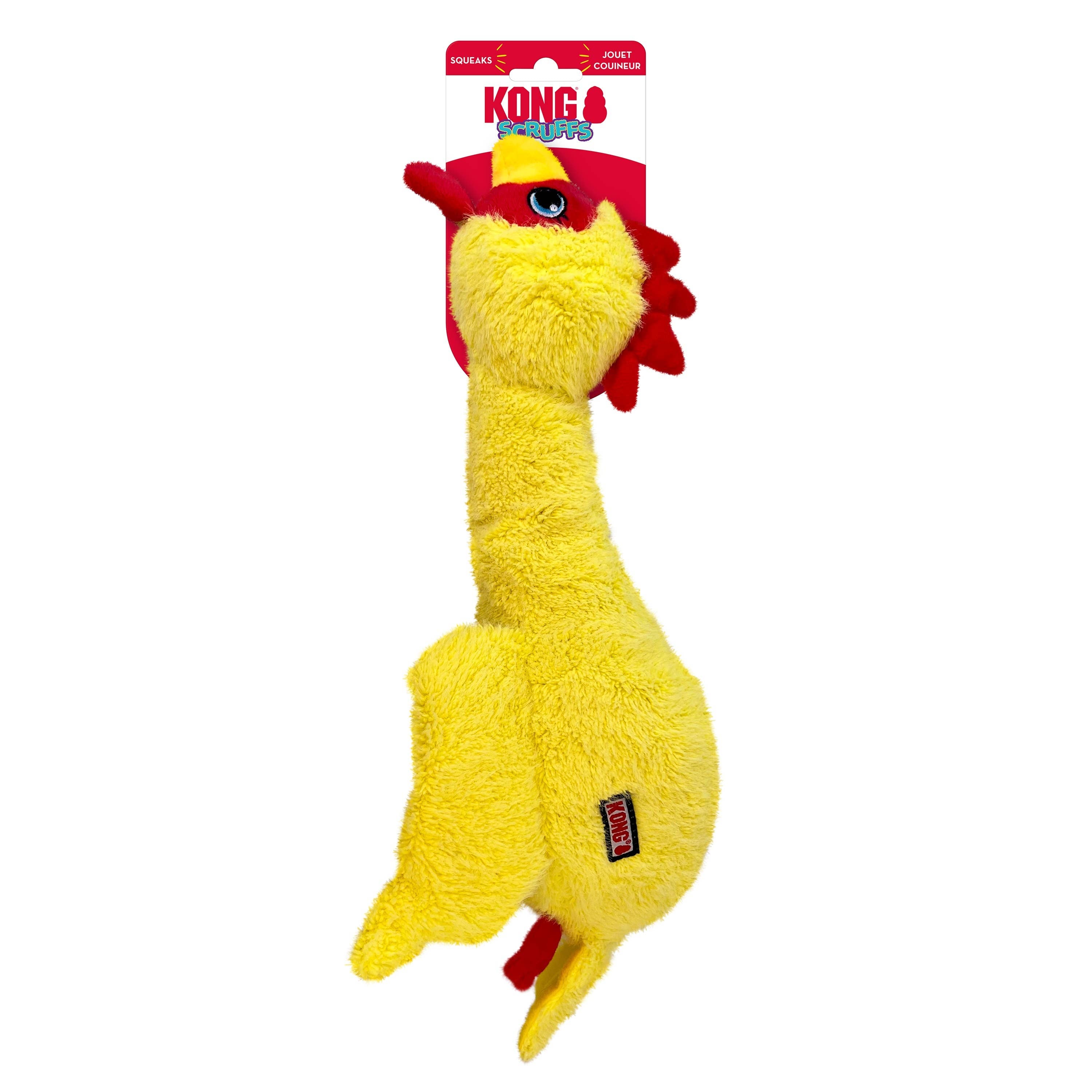 KONG® Scruffs Chicken Dog Plush Toy Medium/Large