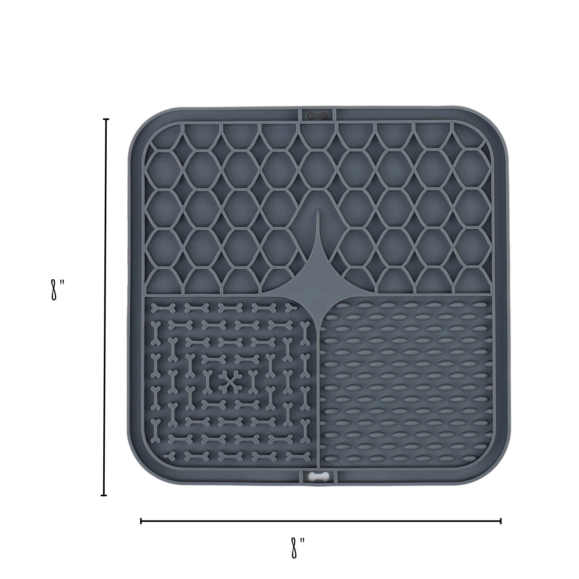 Calming Lick Mat: Light Grey