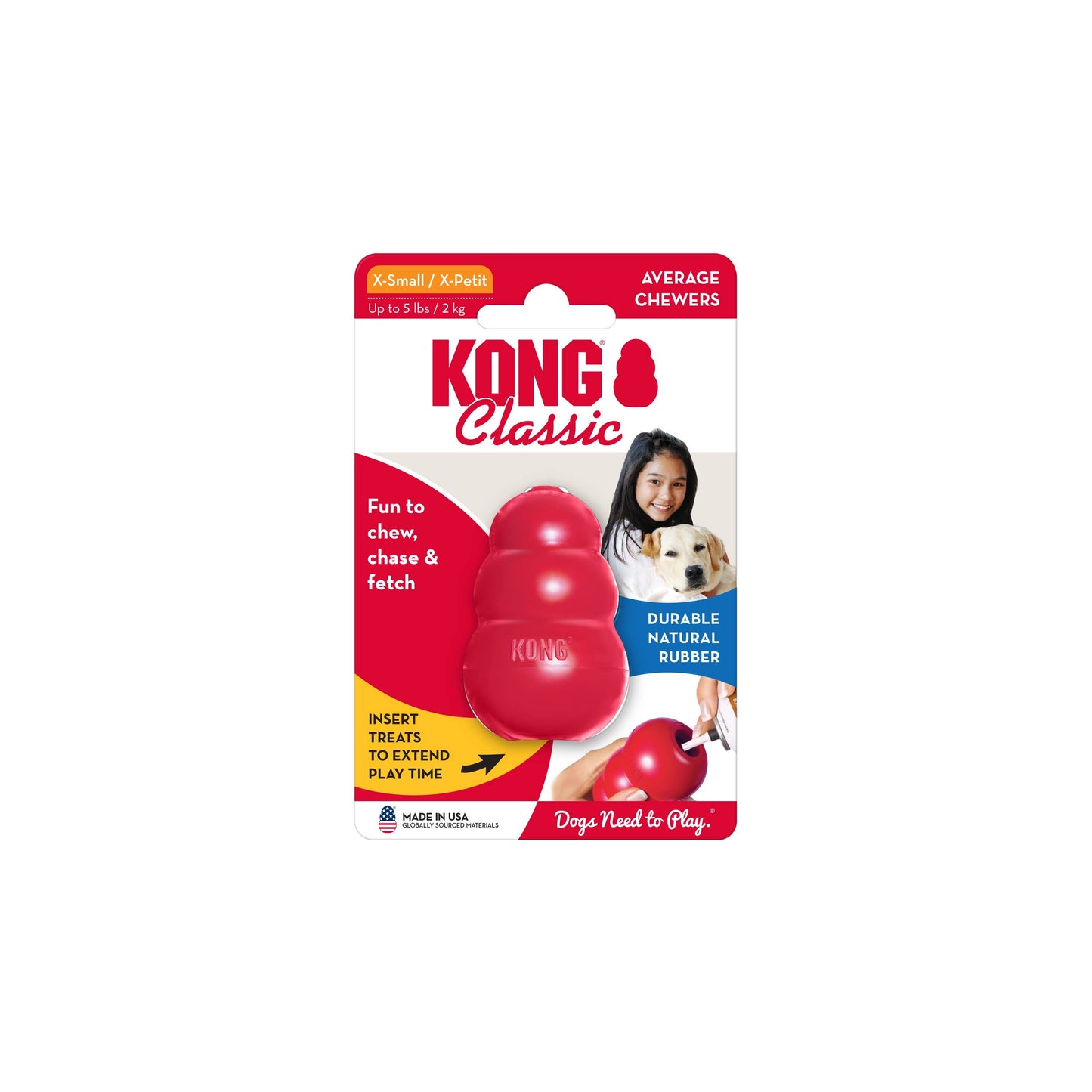 KONG® Classic Dog Chew Toy Medium