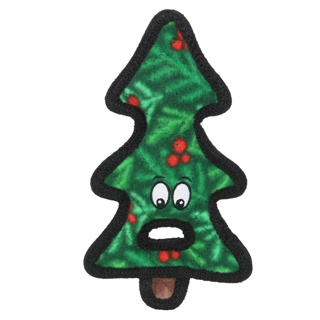 Tuffy Holiday Tree Tug- Christmas, Durable, Plush Dog Toy