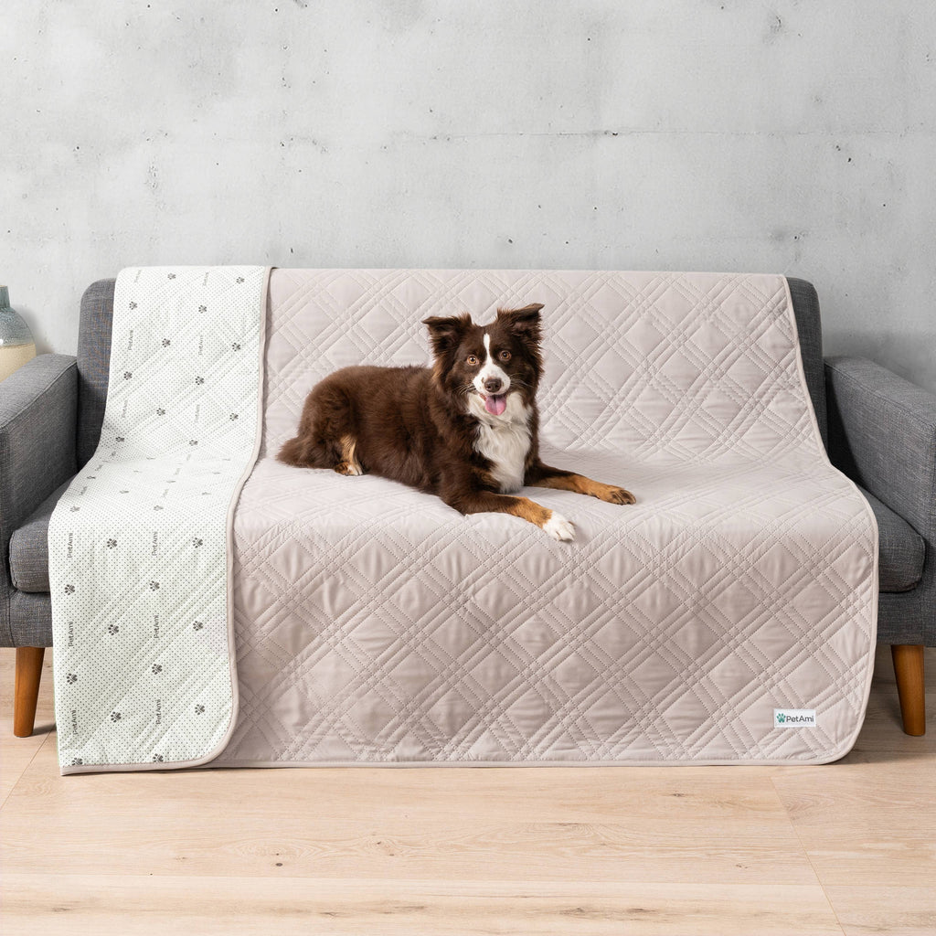 Waterproof Pet Furniture Cover Couch Protector: Olive Green / Large - 68" x 82"
