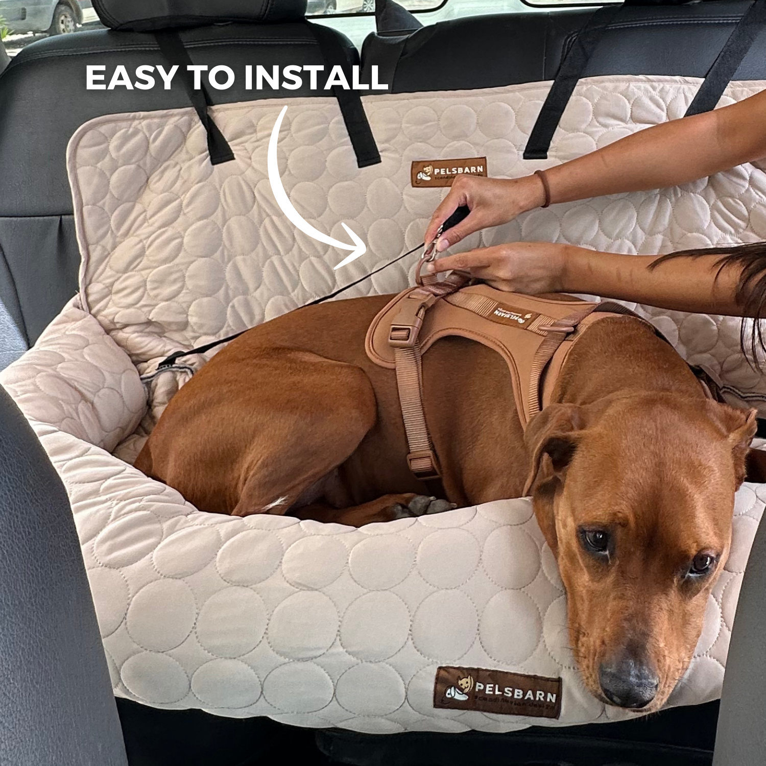 Cooling Car Bed Heat Relief - Pelsbarn 🐾: Beige / XL