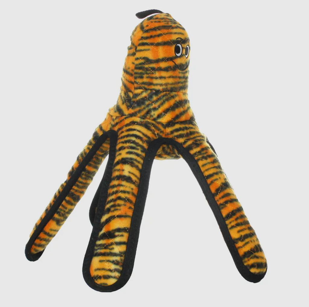 Tuffy Mega Large Octopus, Durable, Tough, Squeaky Dog Toy