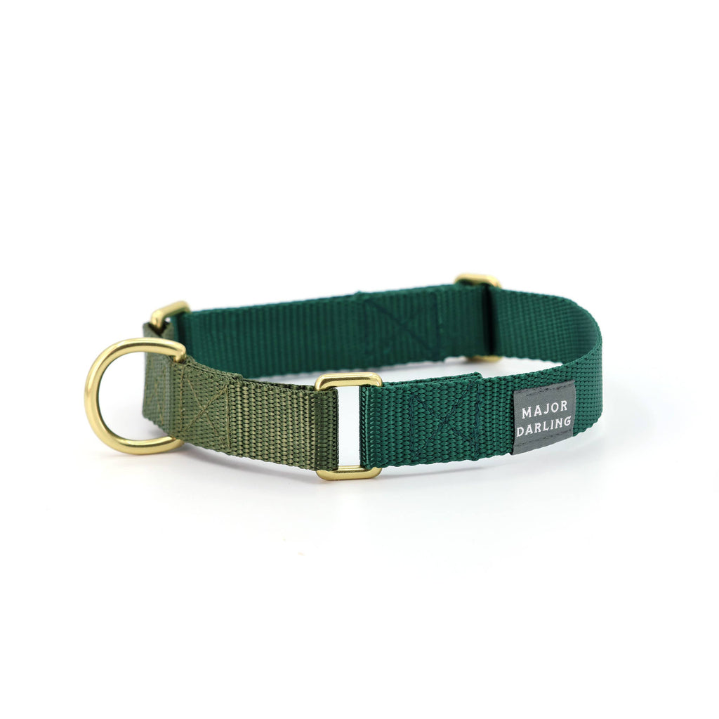 Martingale Collar / Forest + Olive: Small