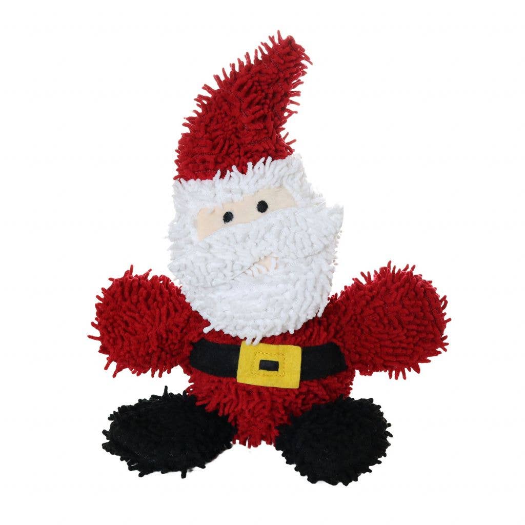 Mighty Microfiber Ball Santa, Christmas Holiday Dog Toy