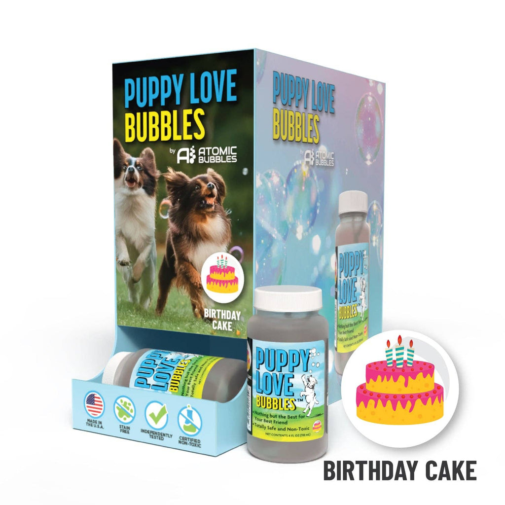 Puppy Love® -Birthday Cake Scented Bubbles