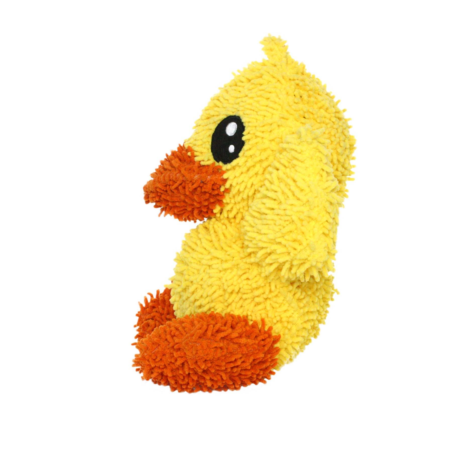 Mighty Microfiber Ball Duck, Durable, Squeaky Dog Toy - Large
