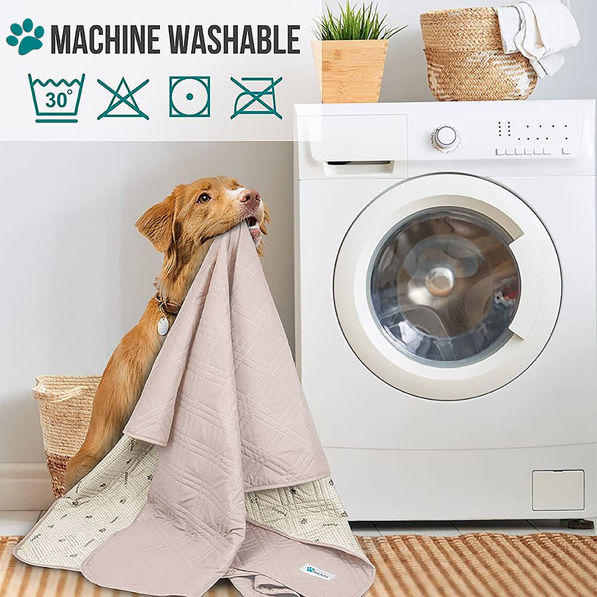Waterproof Pet Furniture Cover Couch Protector: Olive Green / Large - 68" x 82"
