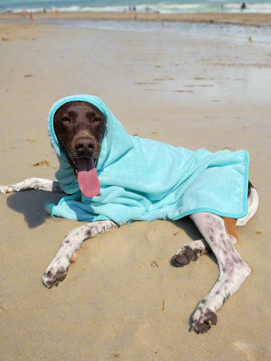 Aqua Absorbent Cape Dog Towel
