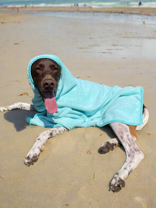 Aqua Absorbent Cape Dog Towel